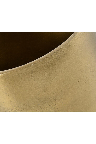 Gold Line, metalowy wazon na nóżkach, wym.15x15x20cm