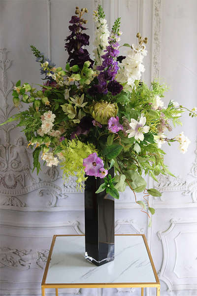 Imperial Elegance, ogromny bukiet w wysokim wazonie