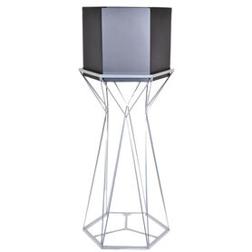 kwietnik / metalowa osłonka, Tertre Gris A, wys.80cm