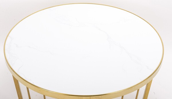 Gracja White 1, stolik do kawy, wym.49x79x79cm