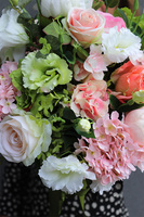 Abella Spring, komplet dekoracji kwiatowych, kompozycja w naczyniu + bukiet 