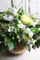 Goldita Big, kompozycja kwiatowa w naczyniu klienta, wym.36x46cm  