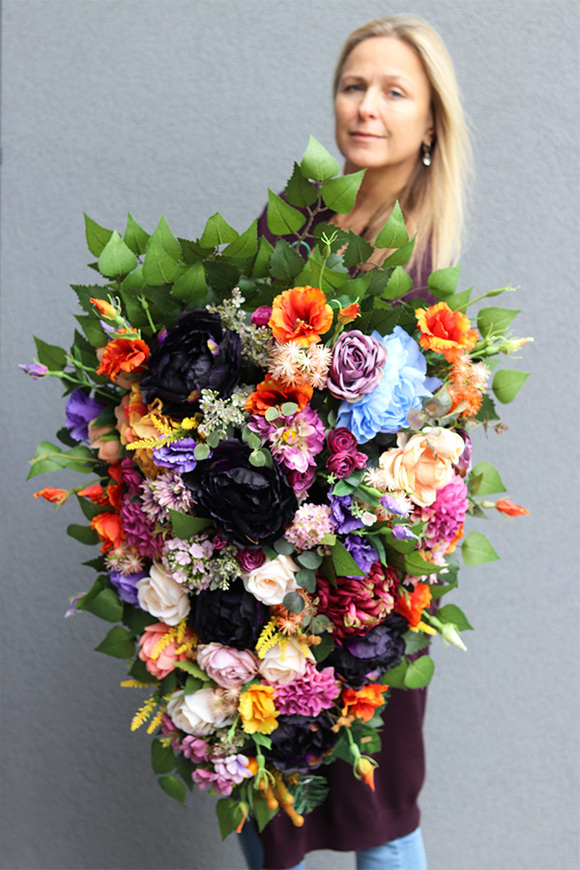 Zolana, jesienna wiązanka nagrobna