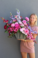 Fioletowe Wspomnienia, nowoczesna kompozycja nagrobna