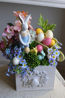 Rabbits in the Garden 2, dekoracja wielkanocna w szufladzie