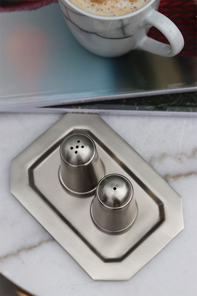 cynowany zestaw do przypraw Conelli