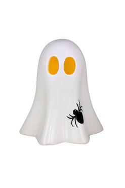 Halloween Boo, lampion LED duszek, wym.16x14cm