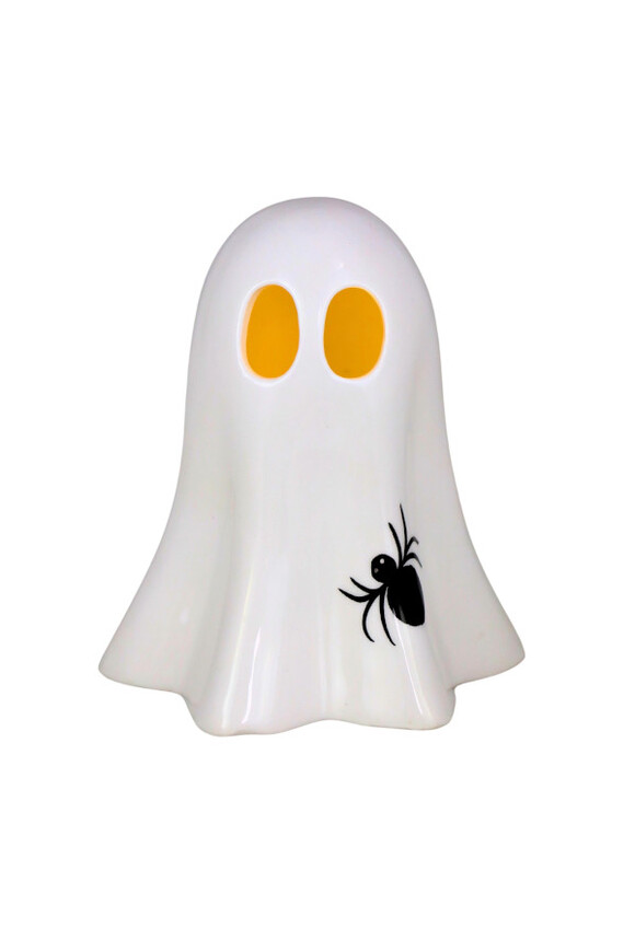 Halloween Boo, lampion LED duszek