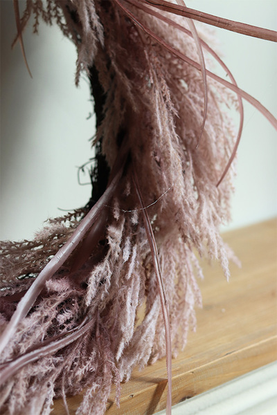 dekoracyjny wianek Boho Premium Pink