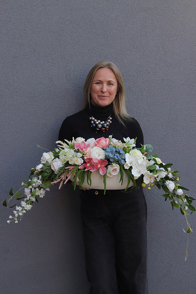 Preludium Laos, kompozycja w ceramicznej łódce