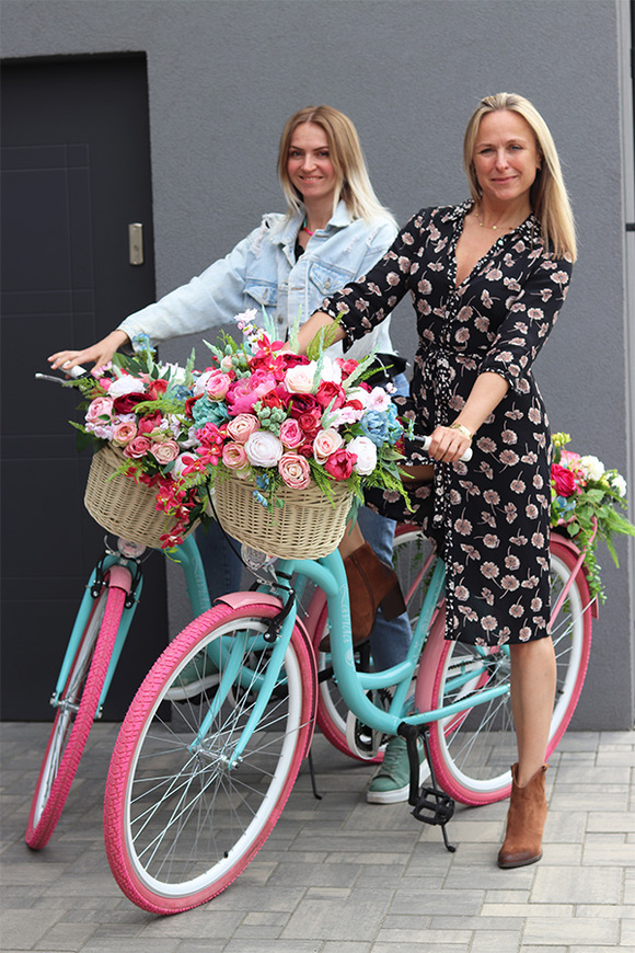 Bicycletta Primaveria, rower z dekoracją kwiatową