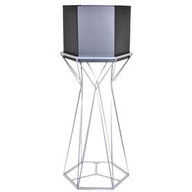 kwietnik /  metalowa osłonka, Tertre Gris B, wys.64cm