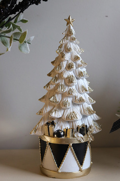 OD RĘKI Xmas Glamour, figurka świąteczna choinka, wys.31cm 