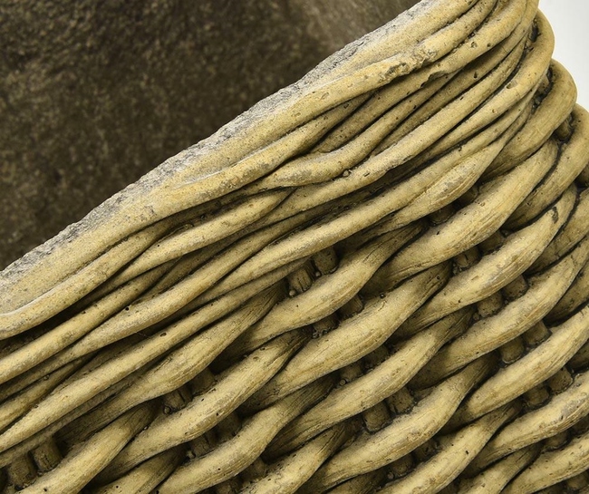 Boho, donica korytko beż B, wym.50x31x22cm