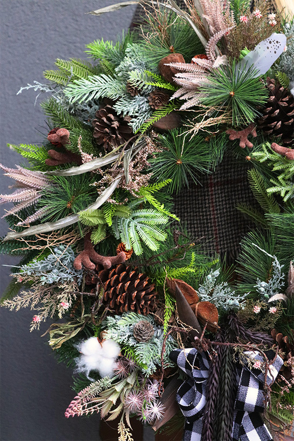 leśny wianek zimowy, Monique