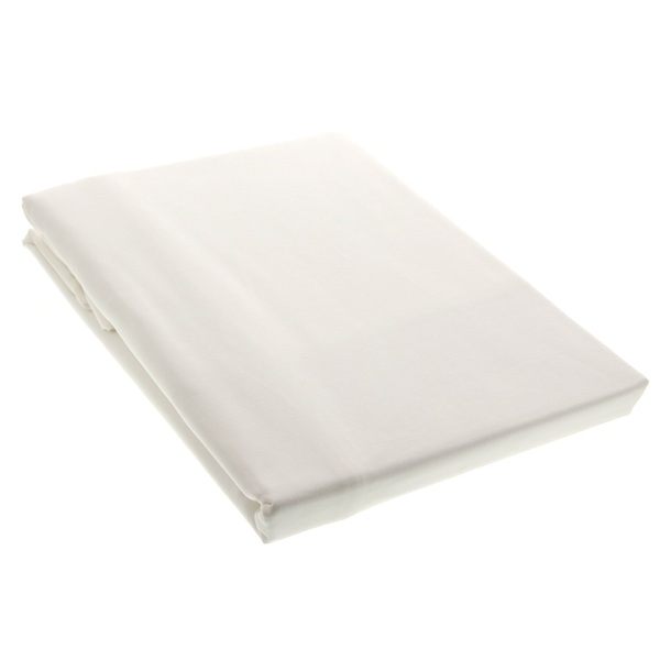 bawełniane białe prześcieradło, Romantica, wym.240x240cm