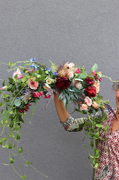 Koriana, girlanda roślinna, dł.85cm 