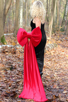 Velvet Papillon, welurowa kokarda pluszowa	