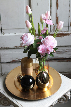 Tray Set Goldimo, wiosenny zestaw dekoracji na tacy 