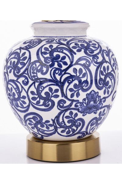 Kerala, ceramiczna lampa stołowa