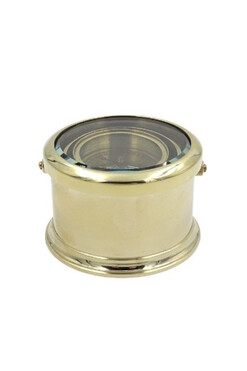 Kompas / Busola B, mosiężna, wym.8x8x5.5cm