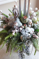 Silver Premium Ballet, stroik adwentowy w pucharze