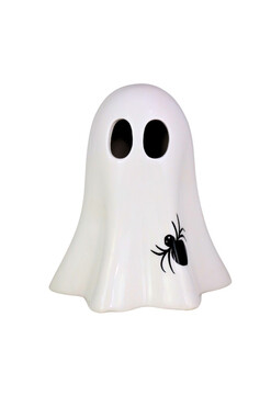 Halloween Boo, lampion LED duszek, wym.16x14cm