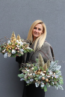 Złoty Dom, stroik adwentowy LED