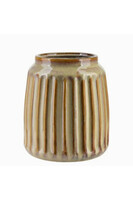 Earth B, nowoczesna osłonka / wazon, ceglasty, wym.11x15.5x18cm