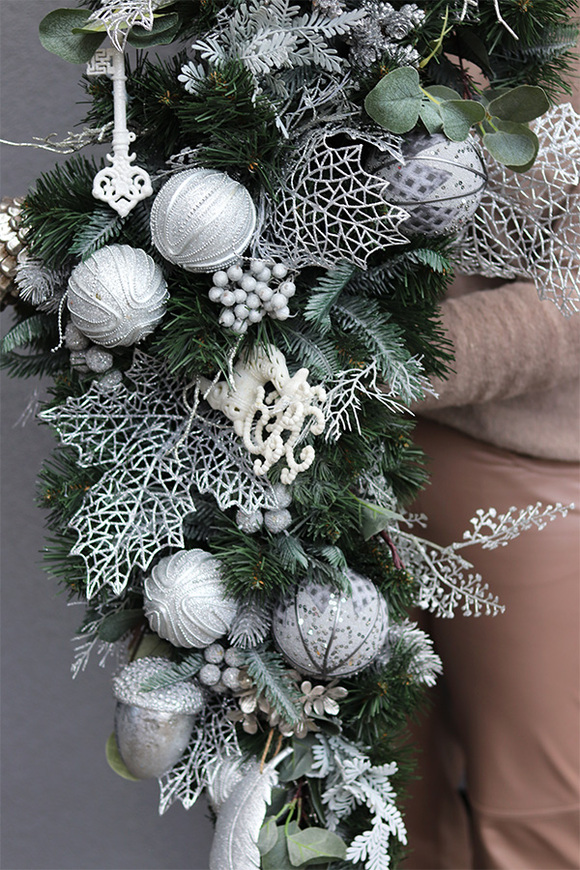 Silver Moon, gęsta girlanda świąteczna