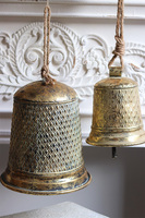 Tradition Dzwonek, metalowa świąteczna zawieszka dekoracyjna