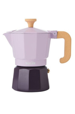La Cafetière Venice, metalowa kawiarka, fioletowa, poj.150ml 