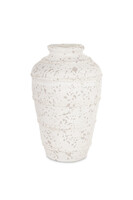 Nicoletta C, ceramiczny wazon biały
