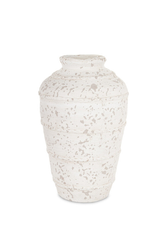 Nicoletta C, ceramiczny wazon biały