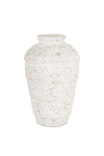 Nicoletta C, ceramiczny wazon biały