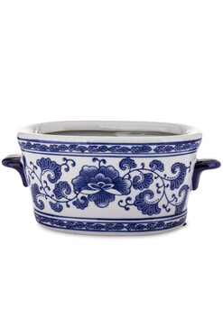 Kamino B, ceramiczna osłonka ze wzorem, wym.12x28x16cm