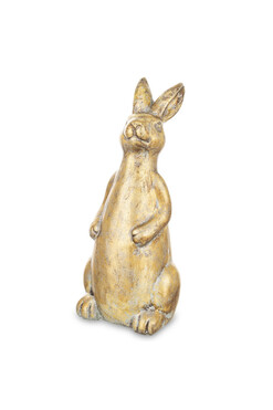 Bunny Gold, wielkanocna figurka zając B, wys.32cm
