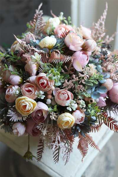 Momena, wiosenna kompozycja kwiatowa, wys.28cm