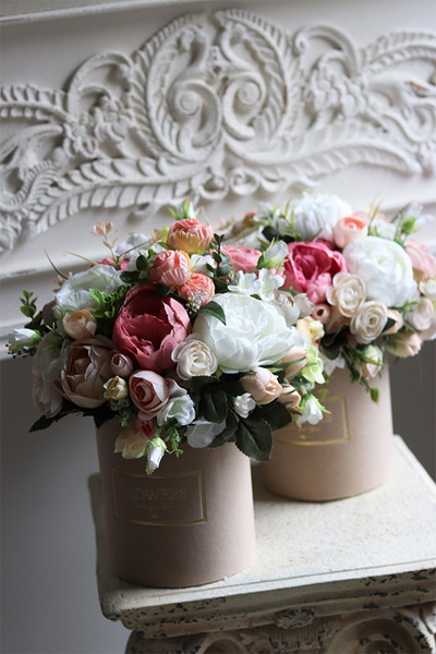 Pink Lady Velvet, flowerbox welurowy