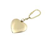 Serce, mosiężny brelok do kluczy
