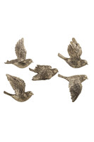 Birds Gold, dekoracja ścienna ptaszki