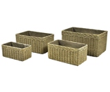 Boho, donica korytko beż B, wym.50x31x22cm