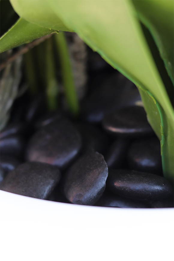 Grande Fiberglass Fenice Big 2, efektowny storczyk w białej donicy z fiberglass, wys.140cm 