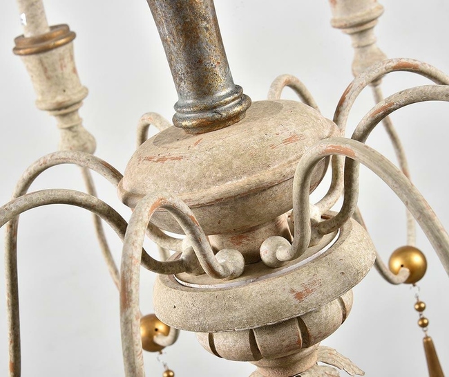 Vintage Żyrandol 8, wym.92x92x98cm