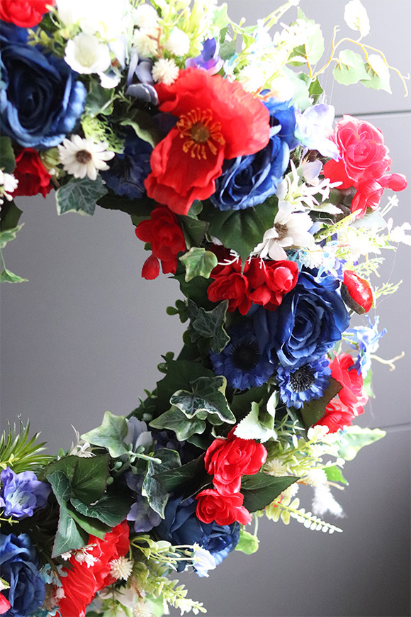 Barwy Mazowsza 2, wianek dekoracyjny na drzwi