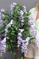 Wisteria Usagi Basket sztuczna roślina w koszu