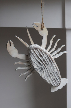 Homar, zawieszka marynistyczna dekoracja, wym.24x16cm