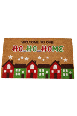 Ho Ho Home, świąteczna wycieraczka pod drzwi, wym.75x45cm