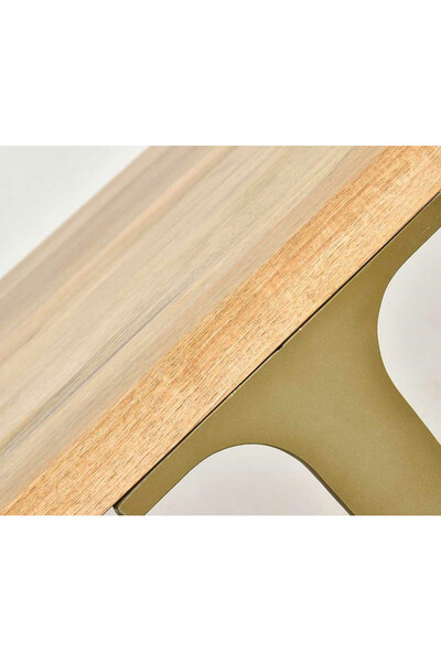 Modern Light, stół z żelaznymi nogami, wym.200x90x76