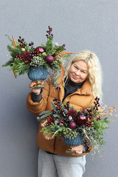 Bordo Deluxe, stroik adwentowy w pucharze